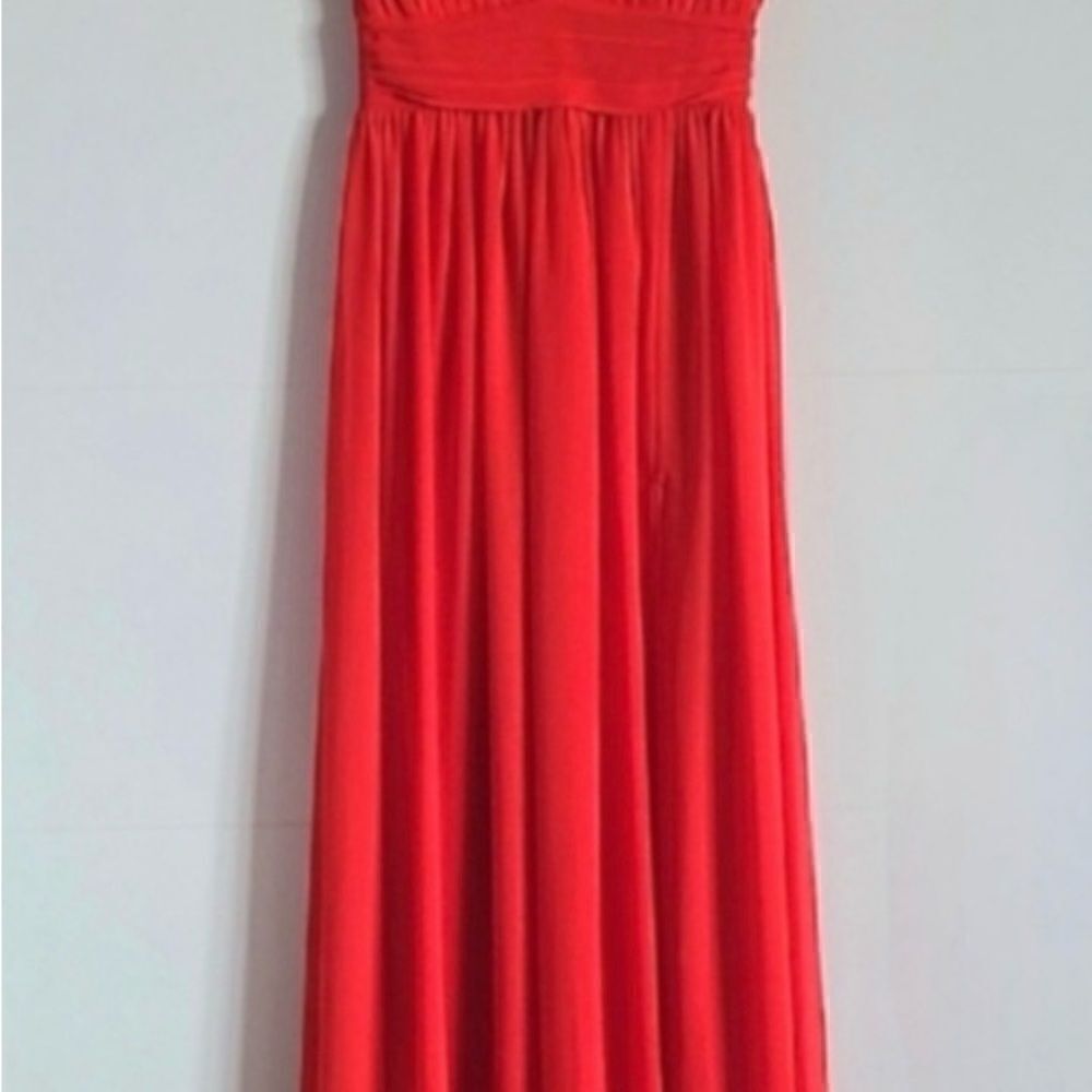 Love X Design Athen Plunging V-Neck Maxi Dress, Red, NWT - Picture 4 of 13
